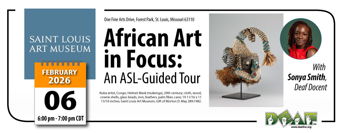 African Art in Focus: An ASL-Guided Tour